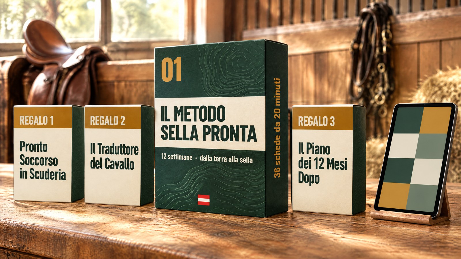 Il Metodo Sella Pronta – la confezione con i 3 regali