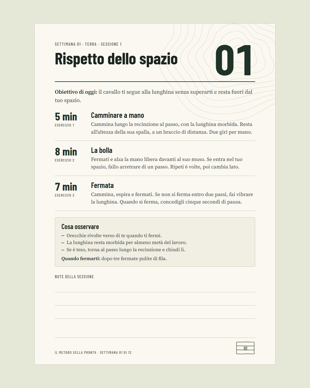 Settimana 01